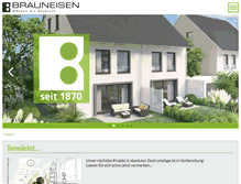 Tablet Screenshot of brauneisen-immobilien.de